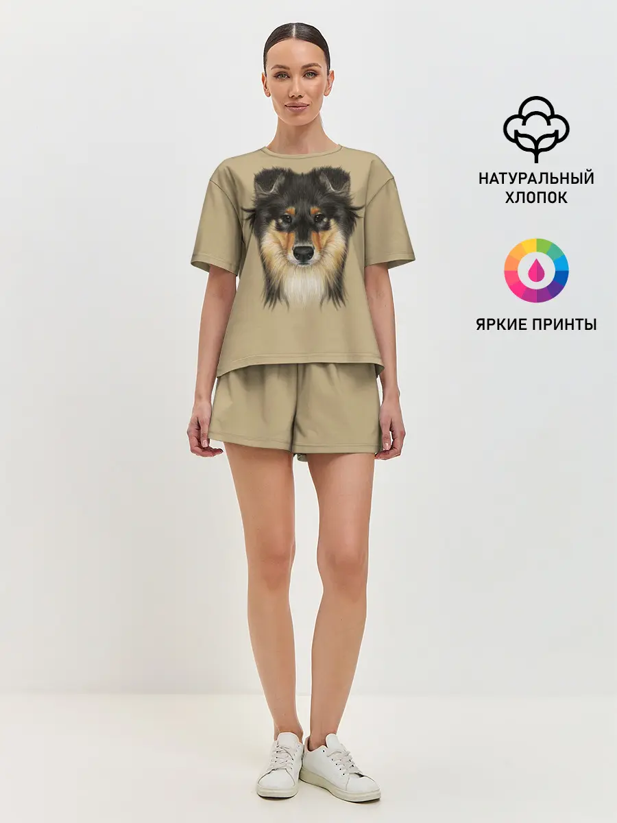 Женская пижама с шортами / Sheltie