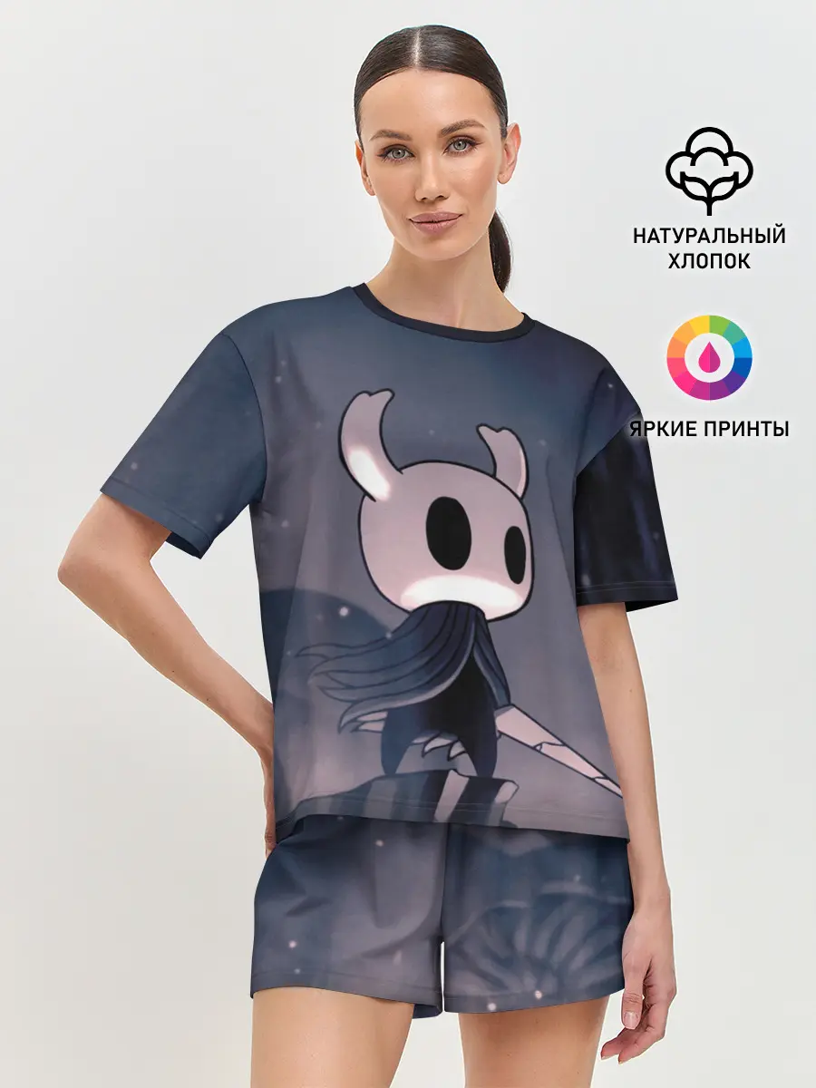Женская пижама с шортами / Рыцарь - HOLLOW KNIGHT