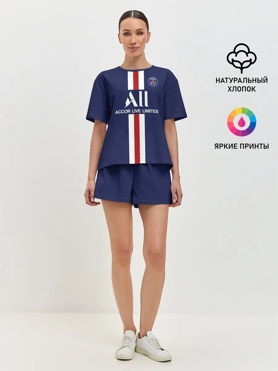 Женская пижама с шортами / Mbappe Home 19-20