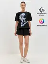 Женская пижама с шортами / Космонавт