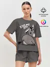 Женская пижама с шортами / Мягкий ослик
