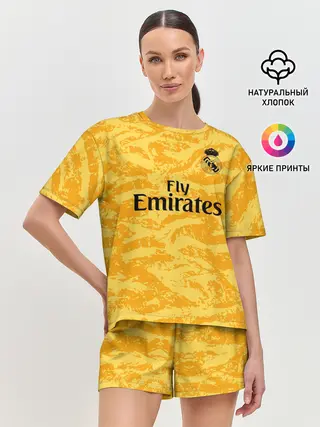 Женская пижама с шортами / Courtois gk home 19-20