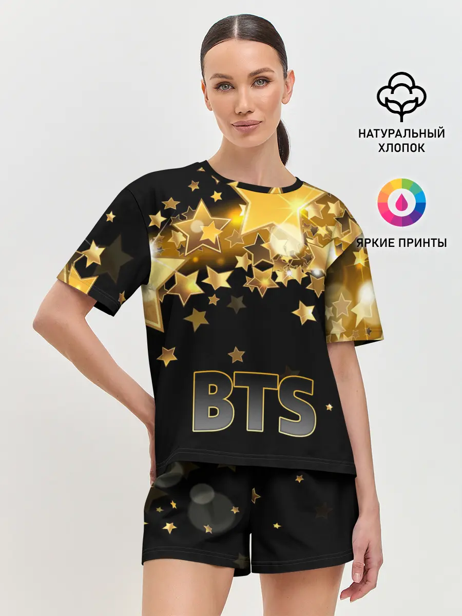 Женская пижама с шортами / РЮКЗАК BTS