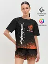 Женская пижама с шортами / Cyberpunk 2077