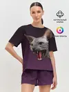 Женская пижама с шортами / Сфинкс