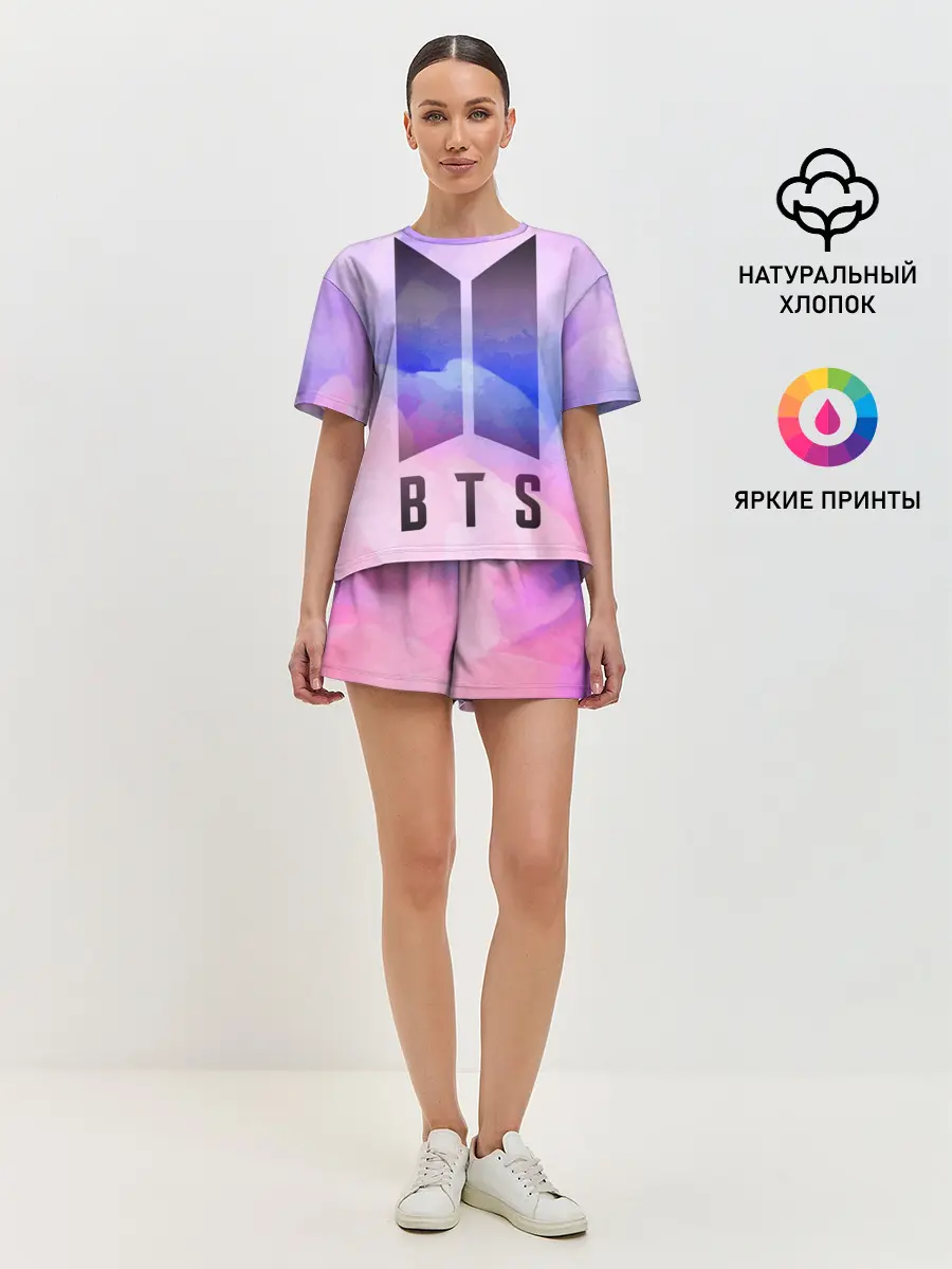 Женская пижама с шортами / BTS