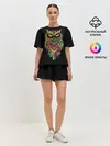 Женская пижама с шортами / Сова