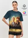Женская пижама с шортами / Good Omens