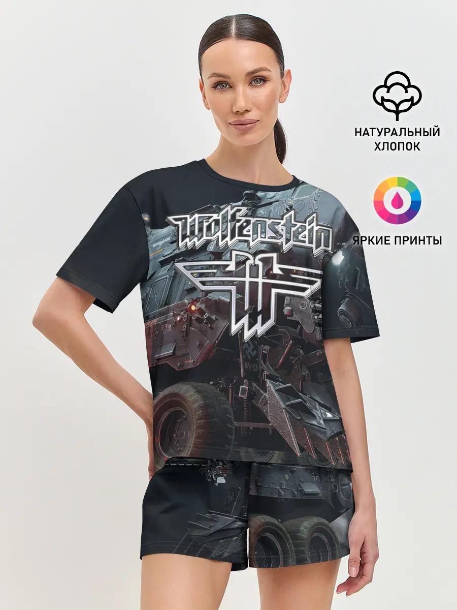 Женская пижама с шортами / Wolfenstein