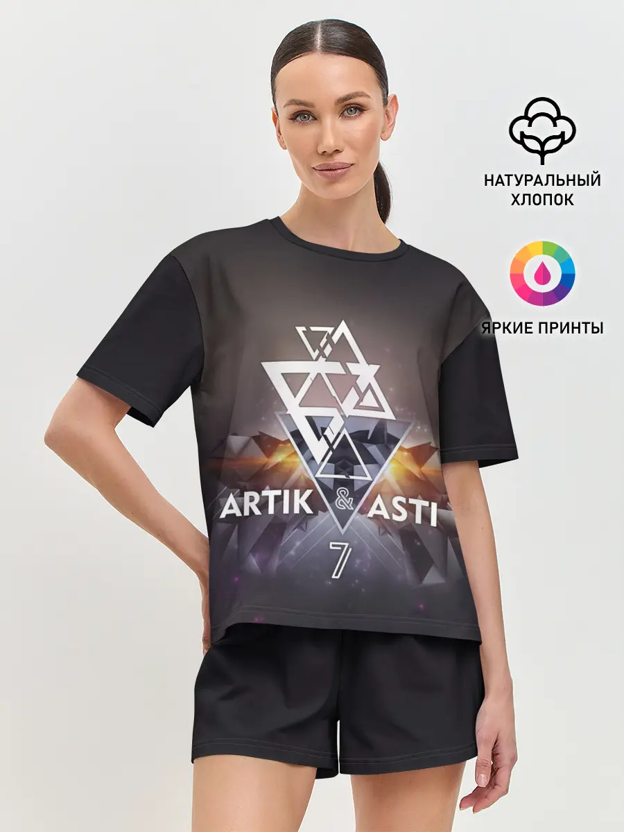 Женская пижама с шортами / ARTIK & ASTI 7