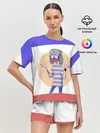 Женская пижама с шортами / CountryHumans - Россия
