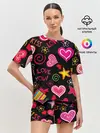 Женская пижама с шортами / Любовь