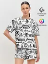 Женская пижама с шортами / METALLICA LOGOBOMBING