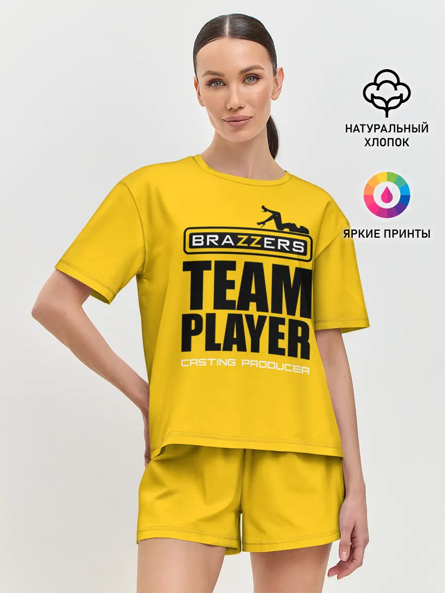 Женская пижама с шортами / Brazzers Team player