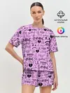Женская пижама с шортами / LIL PEEP LOGOBOMBING
