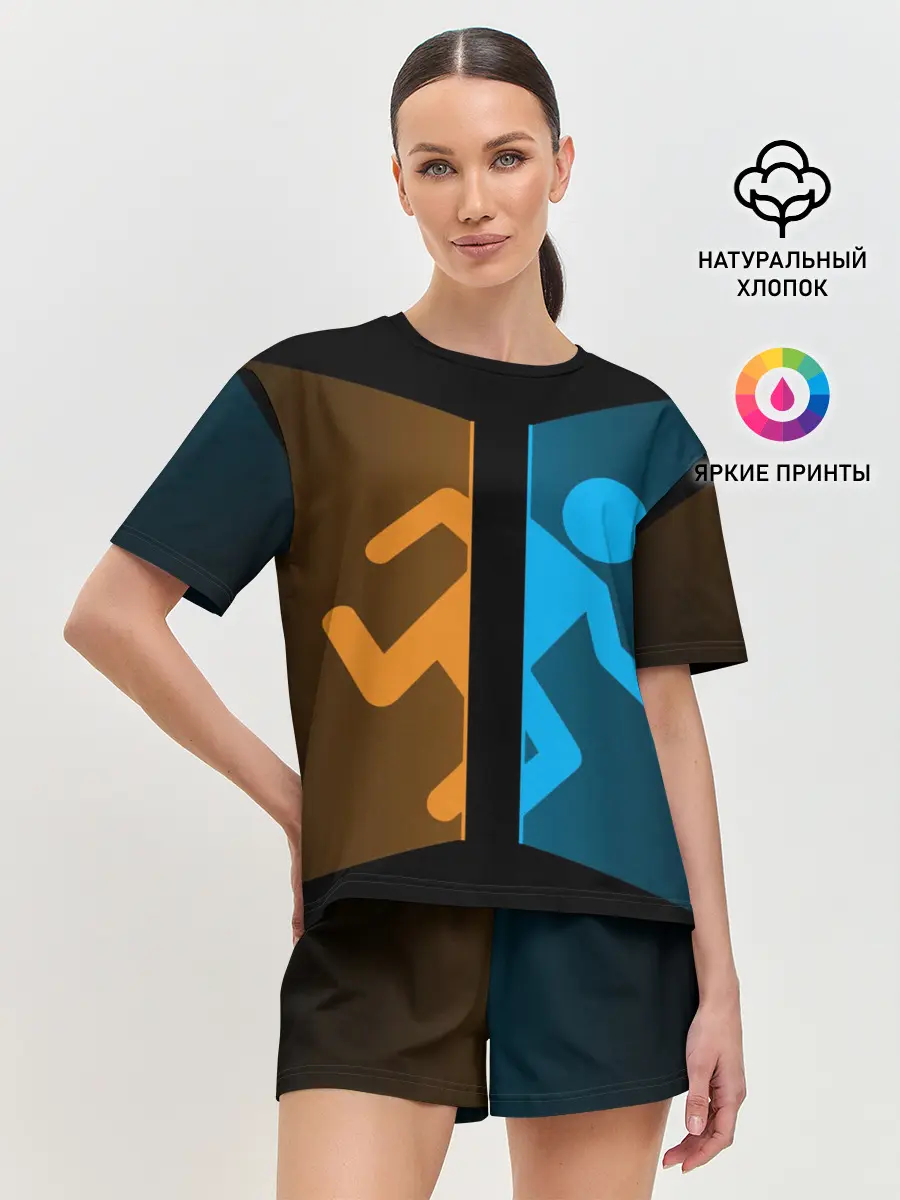 Женская пижама с шортами / Portal