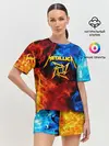 Женская пижама с шортами / Metallica