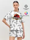 Женская пижама с шортами / Парк Юрского Периода