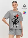Женская пижама с шортами / ЪУЪ СЪУКА