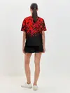 Женская пижама с шортами / Overlord Skull red