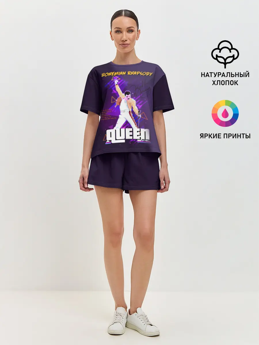 Женская пижама с шортами / Queen