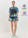 Женская пижама с шортами / Картина в стиле Вангога
