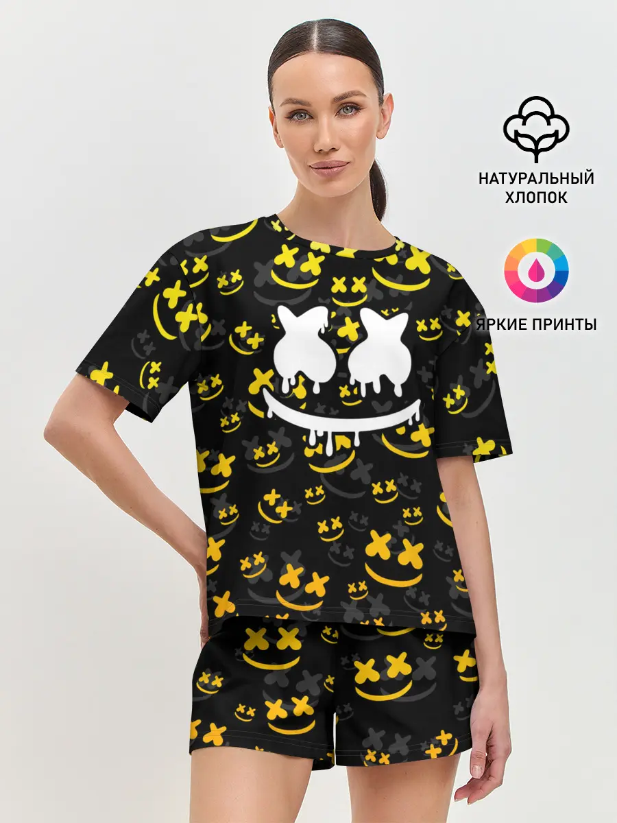 Женская пижама с шортами / MARSHMELLO
