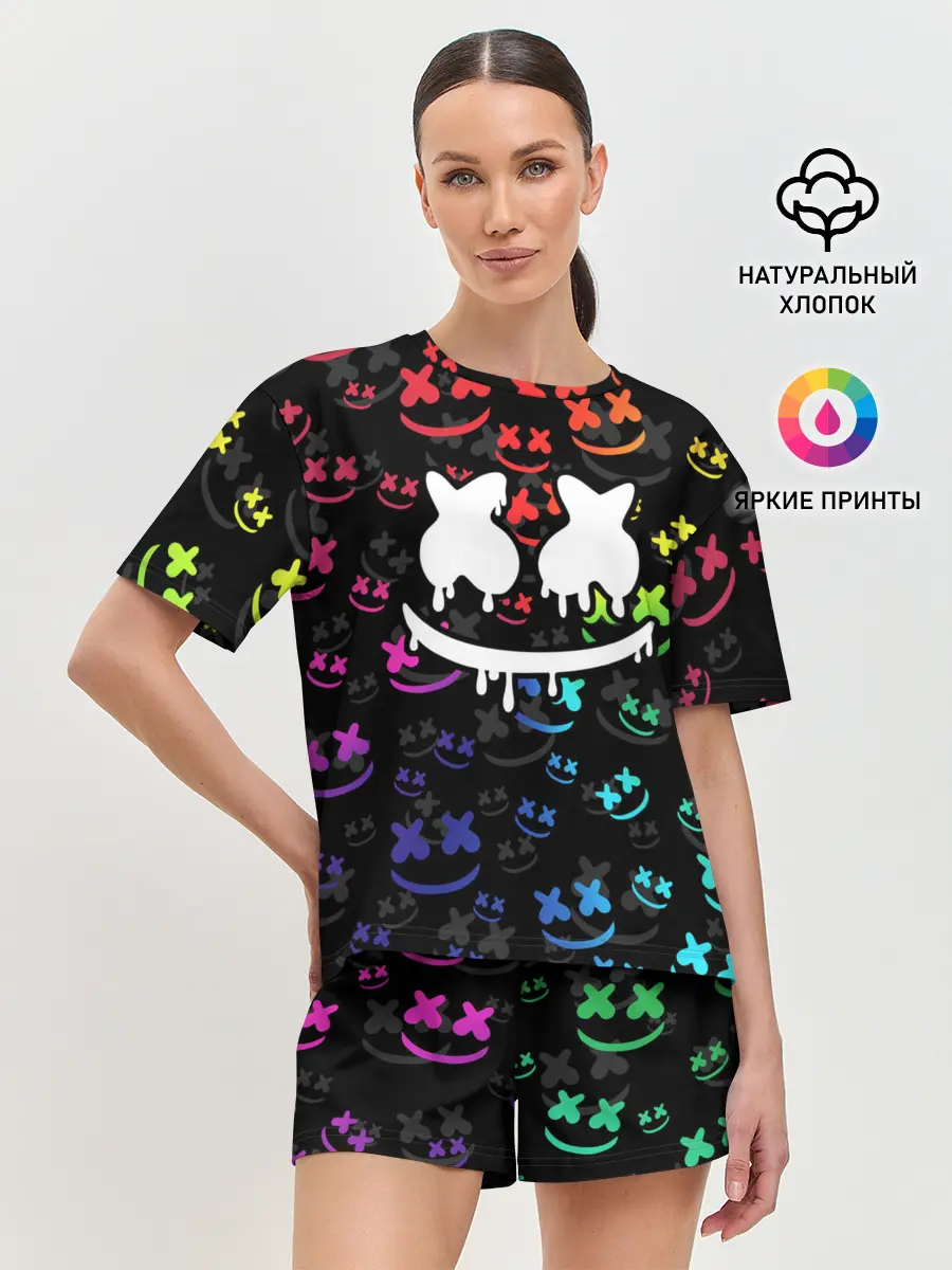 Женская пижама с шортами / MARSHMELLO