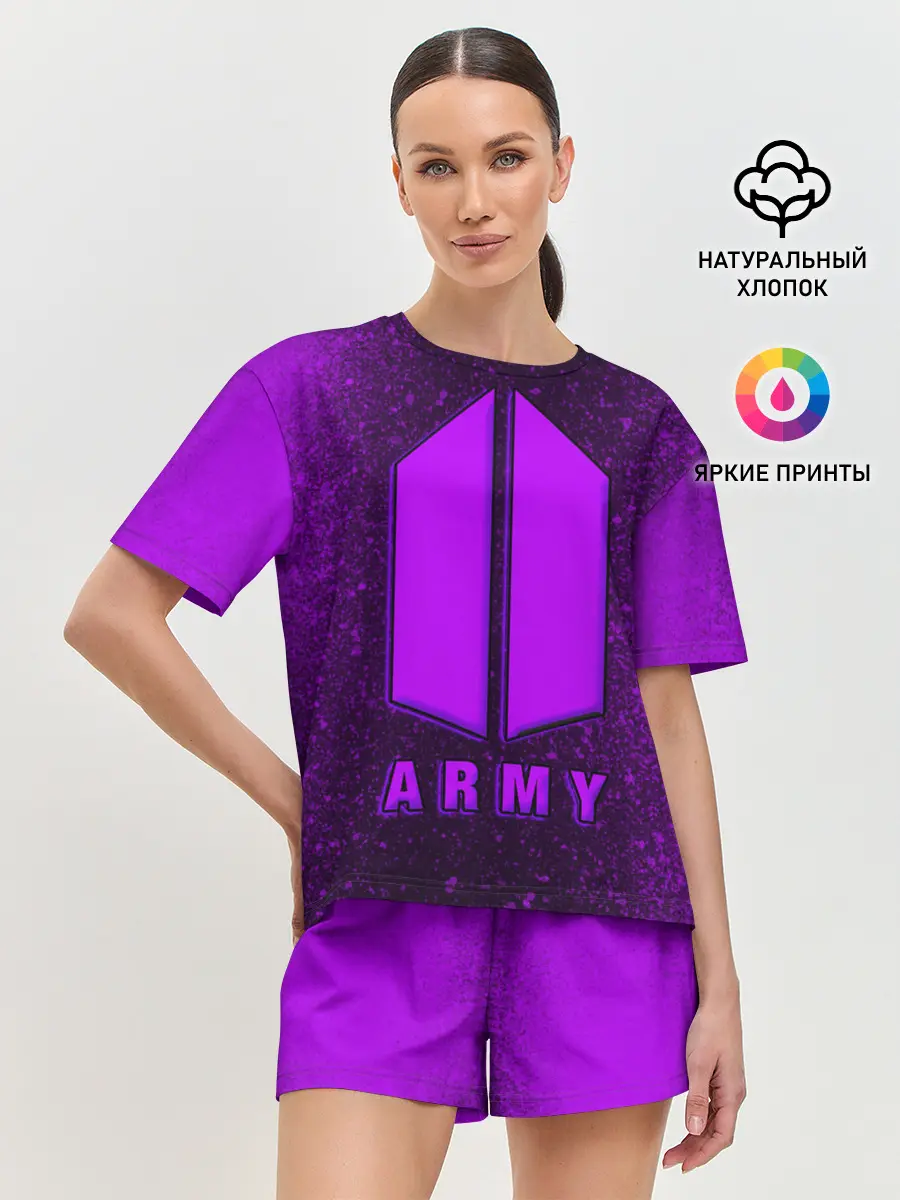 Женская пижама с шортами / РЮКЗАК BTS