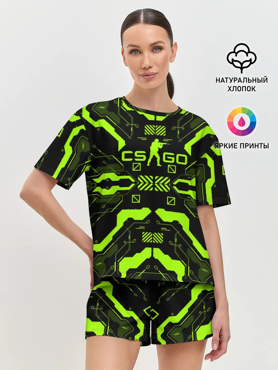 Женская пижама с шортами / CS GO