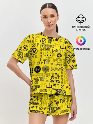 Женская пижама с шортами / TWENTY ONE PILOTS