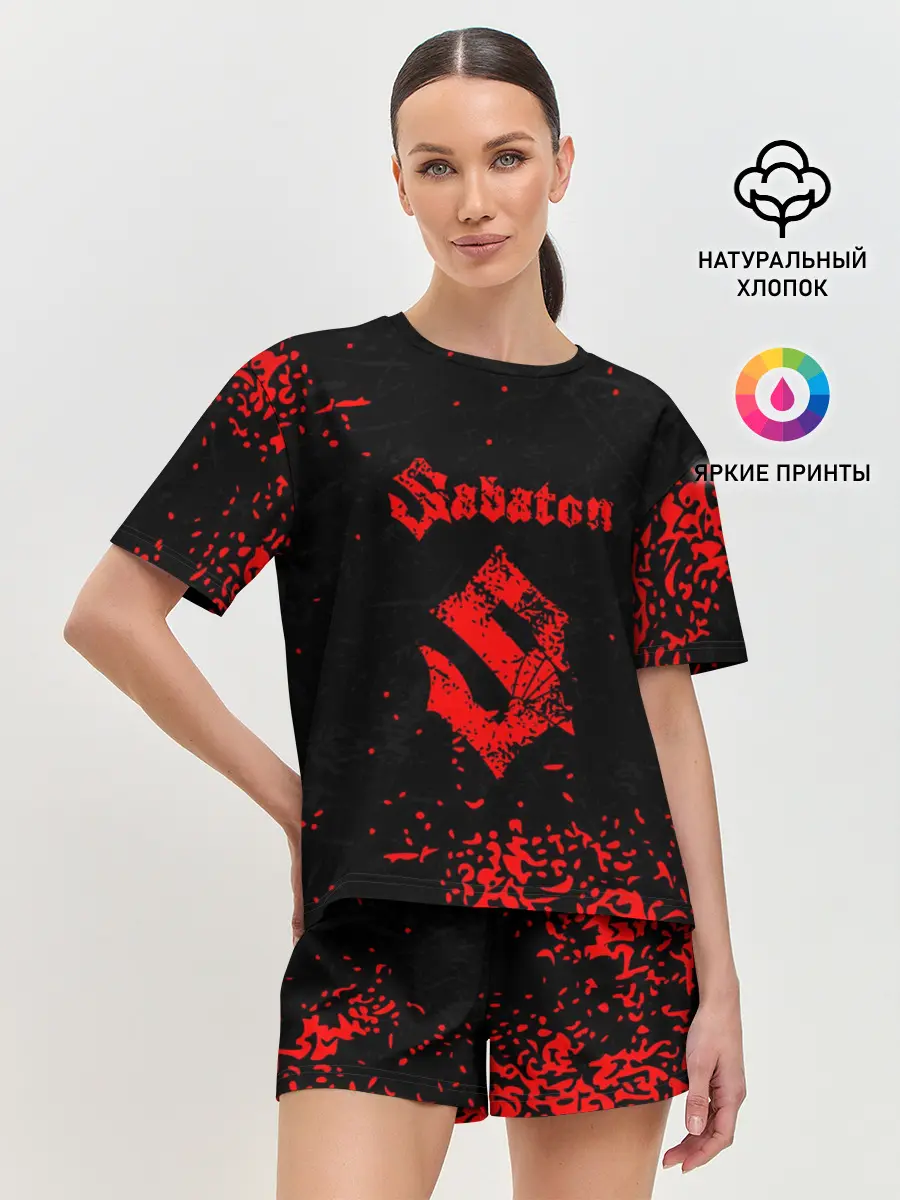 Женская пижама с шортами / SABATON