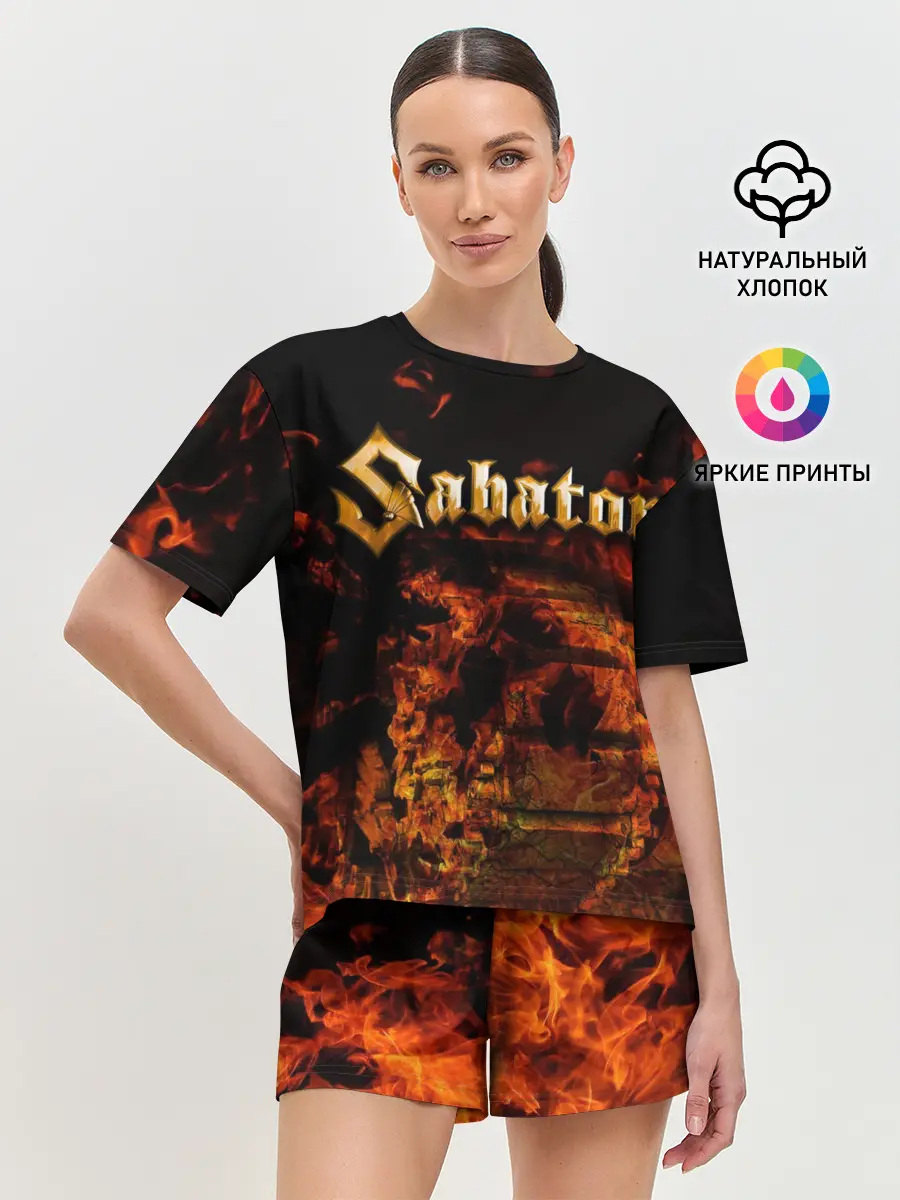 Женская пижама с шортами / Sabaton