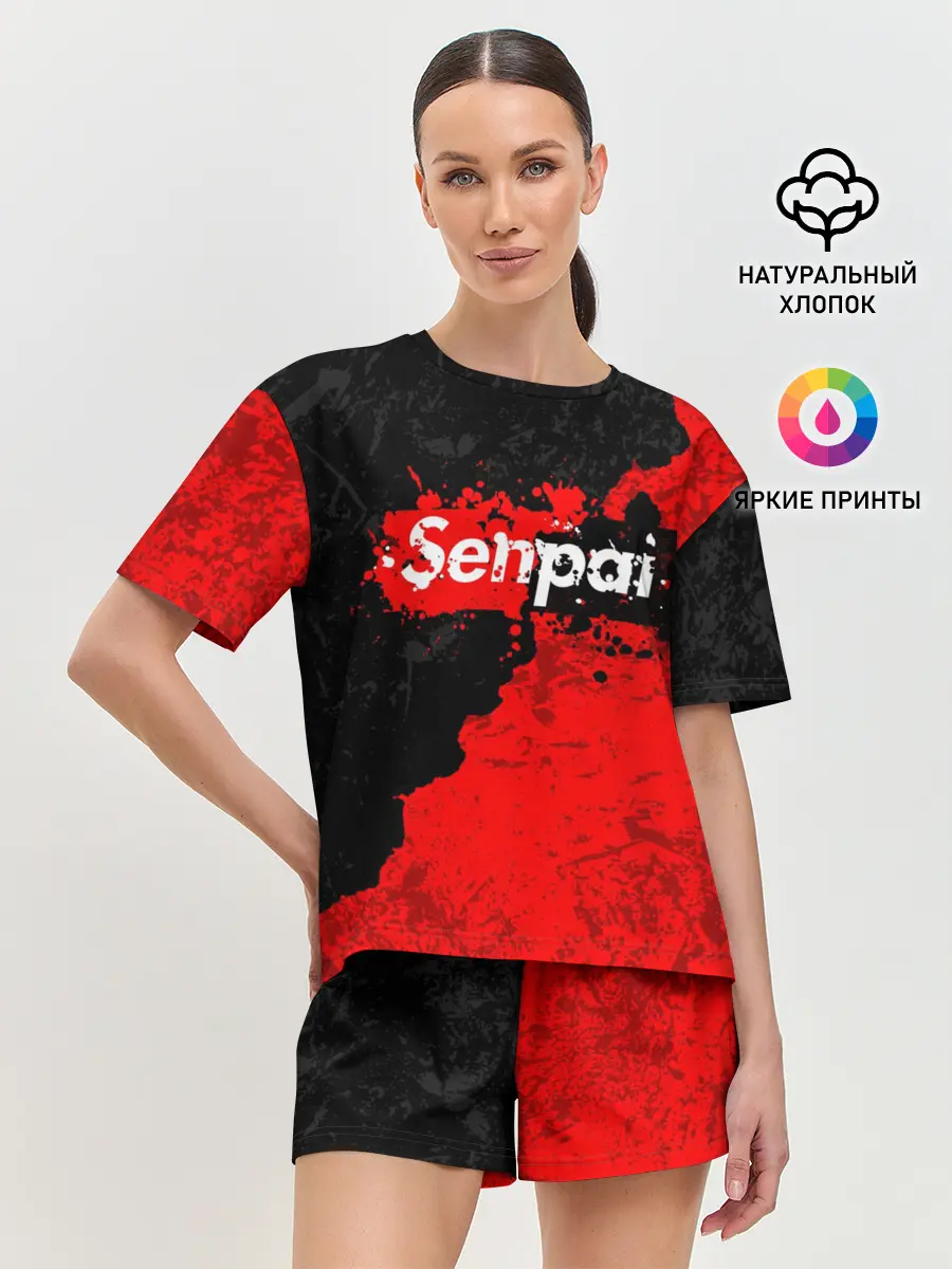 Женская пижама с шортами / SENPAI