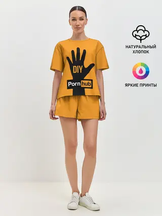 Женская пижама с шортами / Pornhub