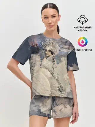 Женская пижама с шортами / Царевна лебедь
