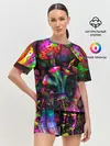 Женская пижама с шортами / ПСИХОДЕЛИКА