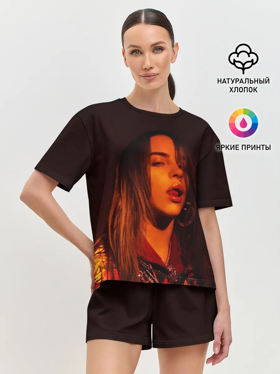 Женская пижама с шортами / BILLIE EILISH