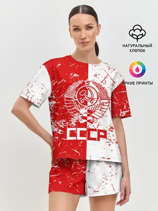 Женская пижама с шортами / СССР