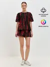 Женская пижама с шортами / МАТРИЧНЫЙ КОД