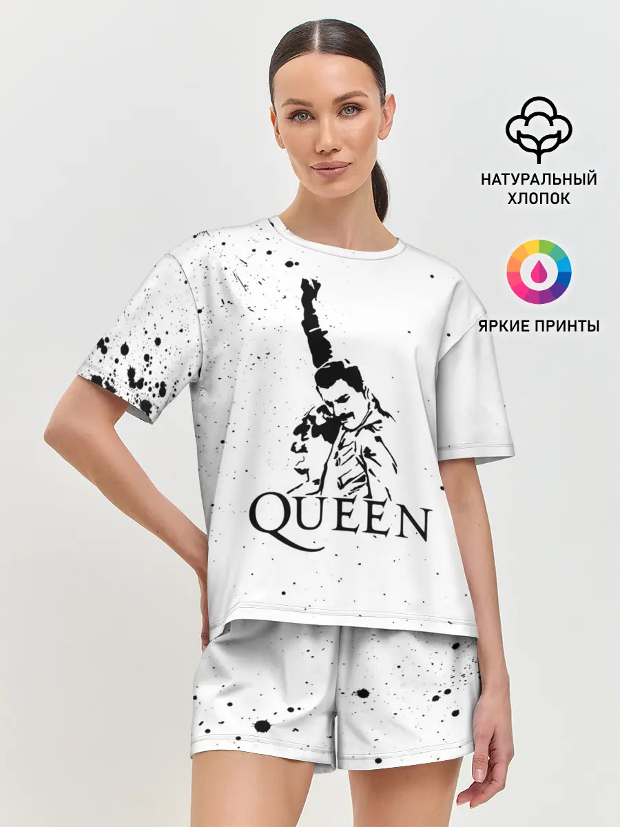 Женская пижама с шортами / Queen