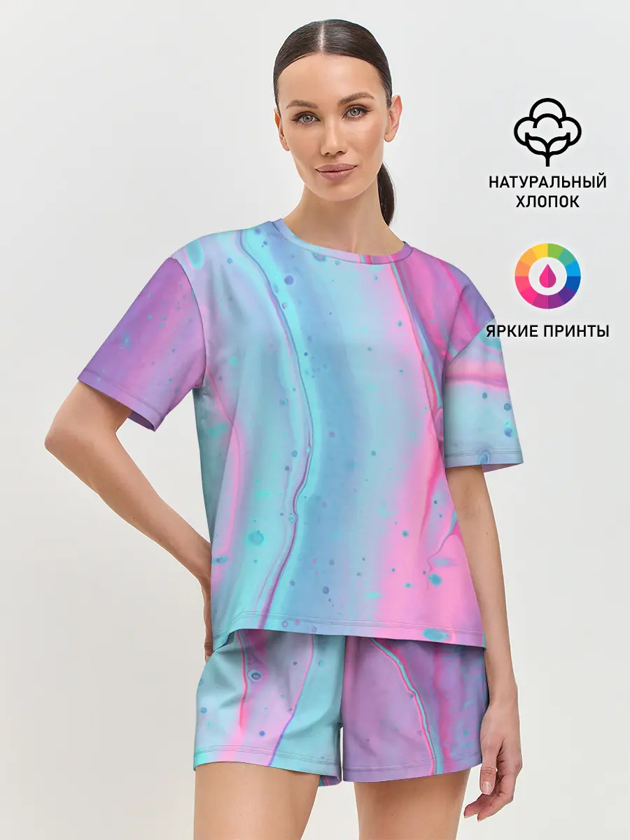 Женская пижама с шортами / COLORS
