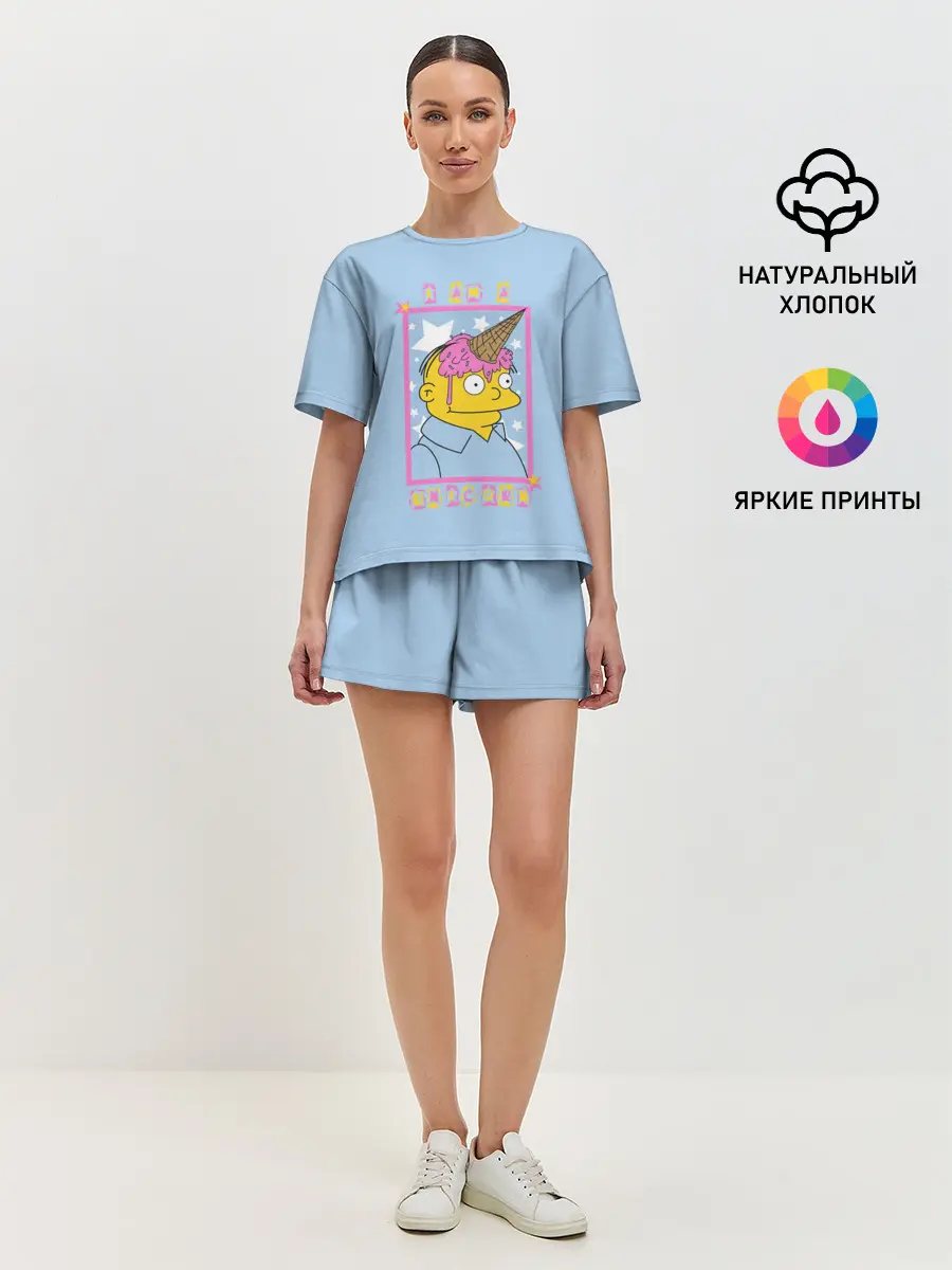 Женская пижама с шортами / I am a Unicorn