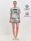 Женская пижама с шортами / Острые козырьки