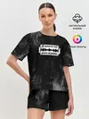 Женская пижама с шортами / Острые козырьки
