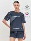 Женская пижама с шортами / Металлическая 3D основа