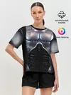 Женская пижама с шортами / Робокоп