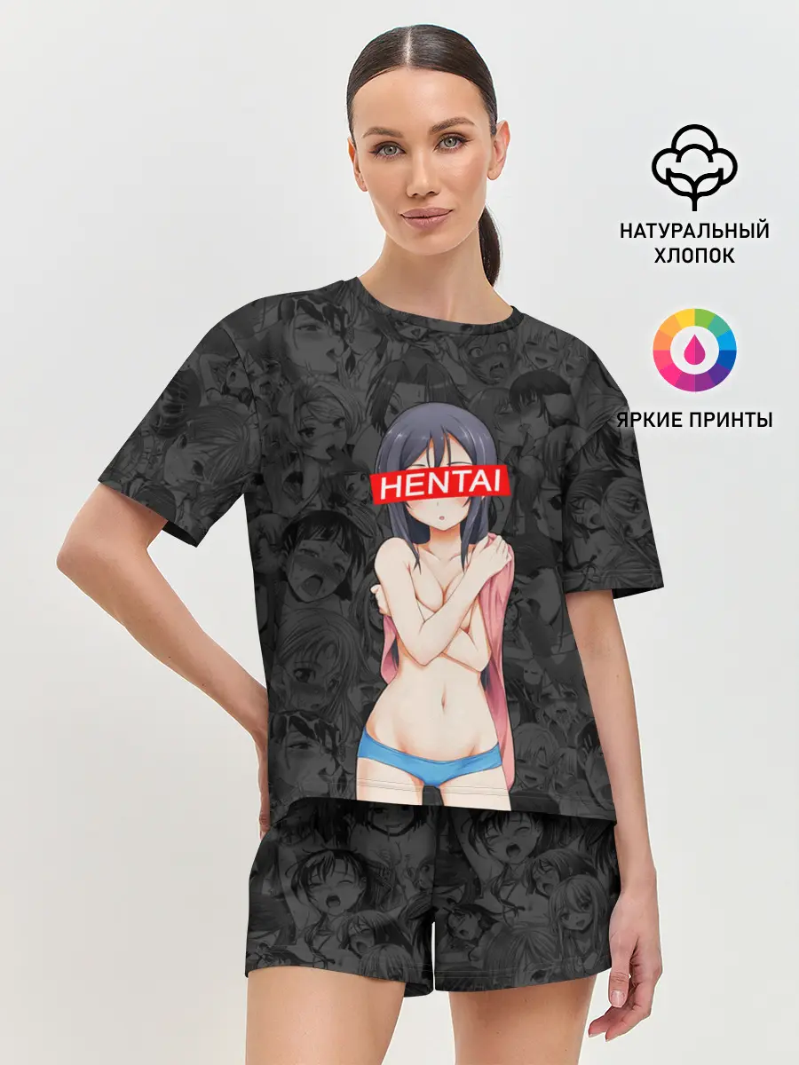 Женская пижама с шортами / Японская анимация