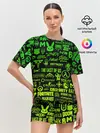 Женская пижама с шортами / ЛОГОТИПЫ ИГР