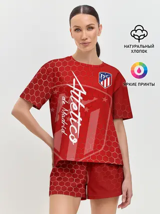 Женская пижама с шортами / Атлетико Мадрид